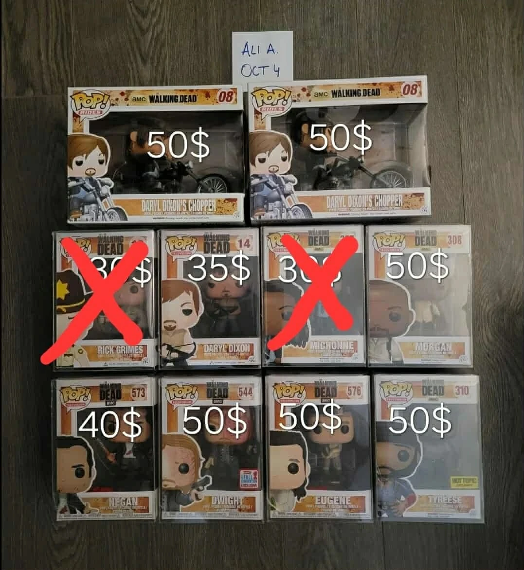Funko Pop! The Walking Dead Figures (Various Characters)