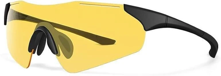 Yellow Sport Sunglasses with TAC & TR90 Material