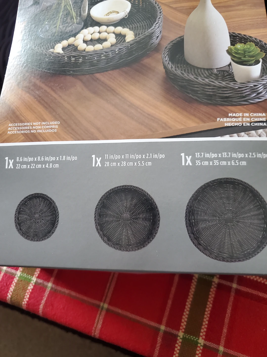 3 Pack of baskets new - photo 2