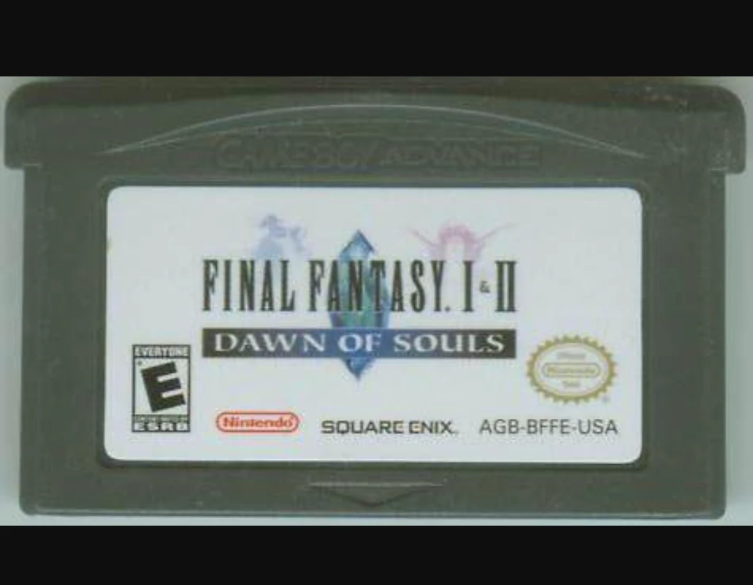 Final Fantasy I & II: Dawn of Souls Game Boy Advance Game