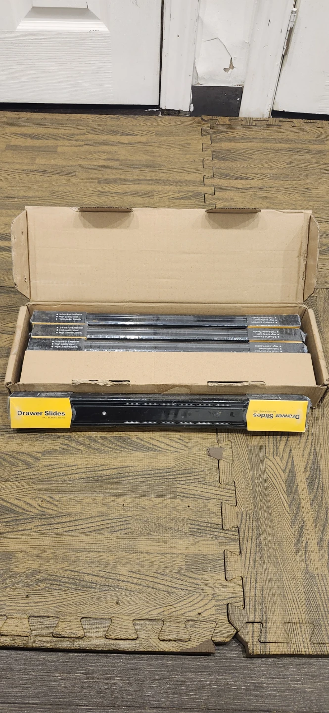 Ball Bearing Drawer Slides - 16 inch (5 Pairs)