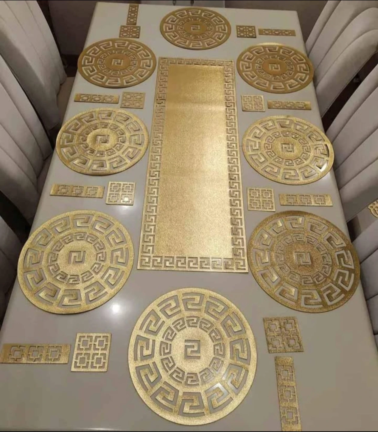 Luxury Dining Table Placemats - 19 Piece set