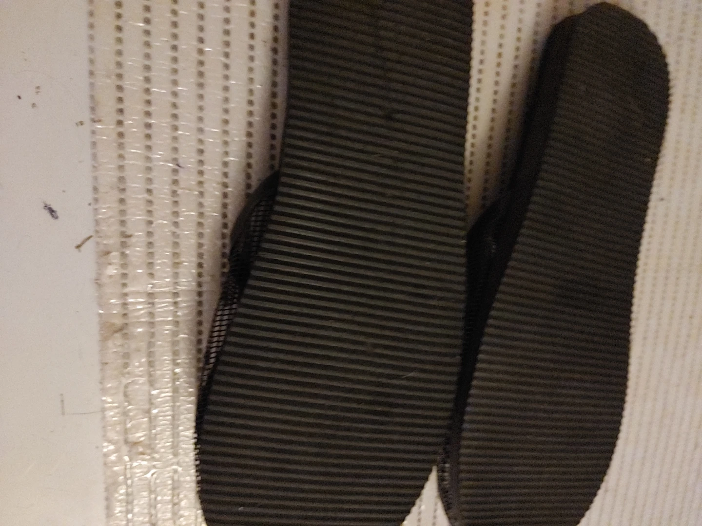 CTEX Black Mesh Slides with Floral Embellishments Size 10 - photo 2
