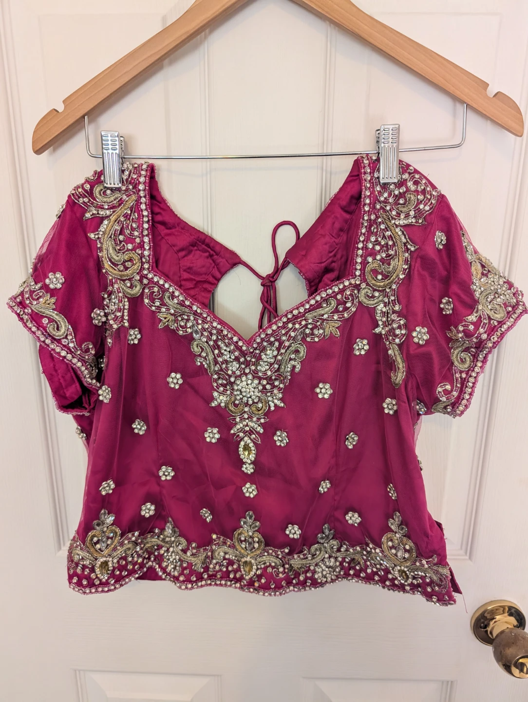 Embellished Pink Lehenga Choli Set