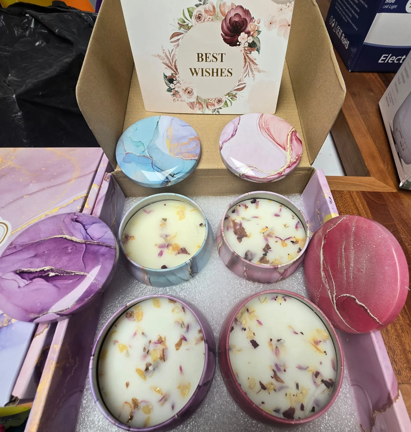💐 Scented Candles Gift Set - 4 Pack - photo 3