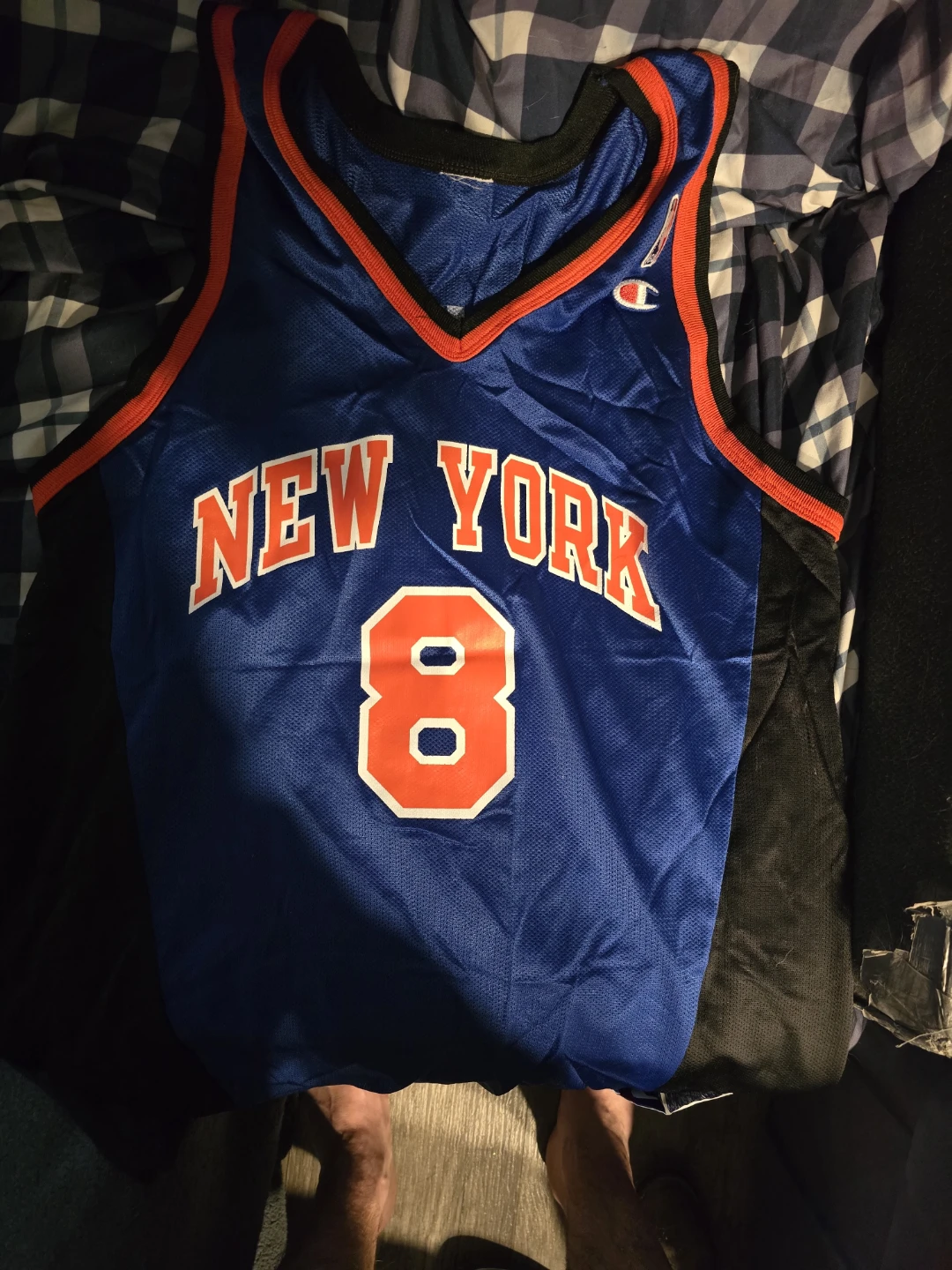 New York Knicks Spreeull #8 Basketball Jersey