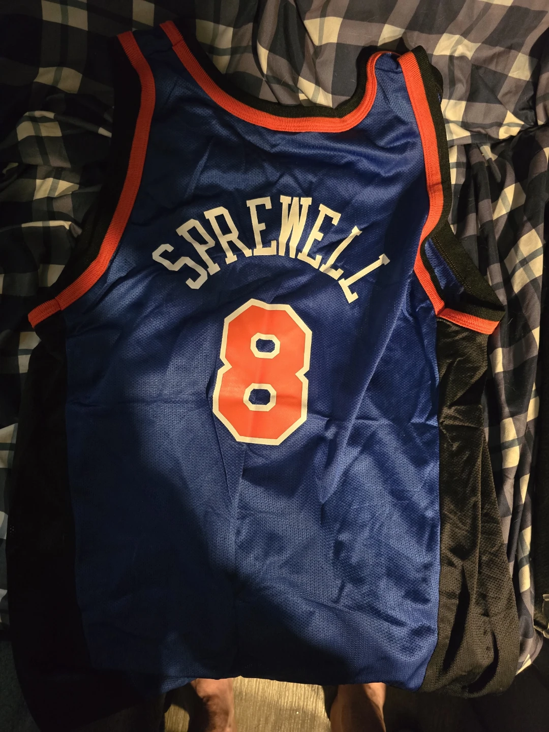 New York Knicks Spreeull #8 Basketball Jersey - photo 2