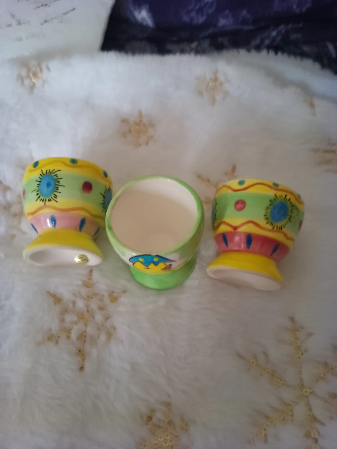 Set of 3 Easter Egg Cups - photo 2