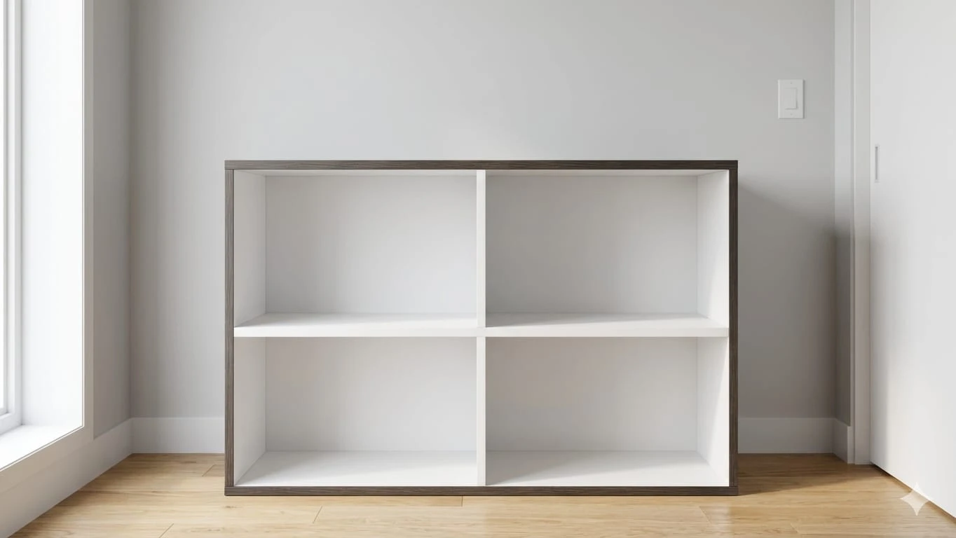 4-Cube Storage Shelf Unit