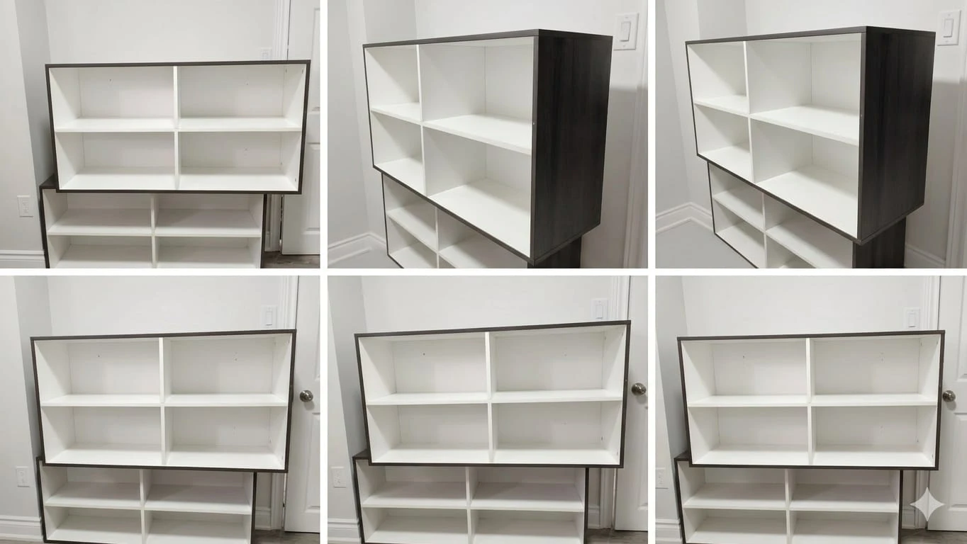 4-Cube Storage Shelf Unit - photo 2