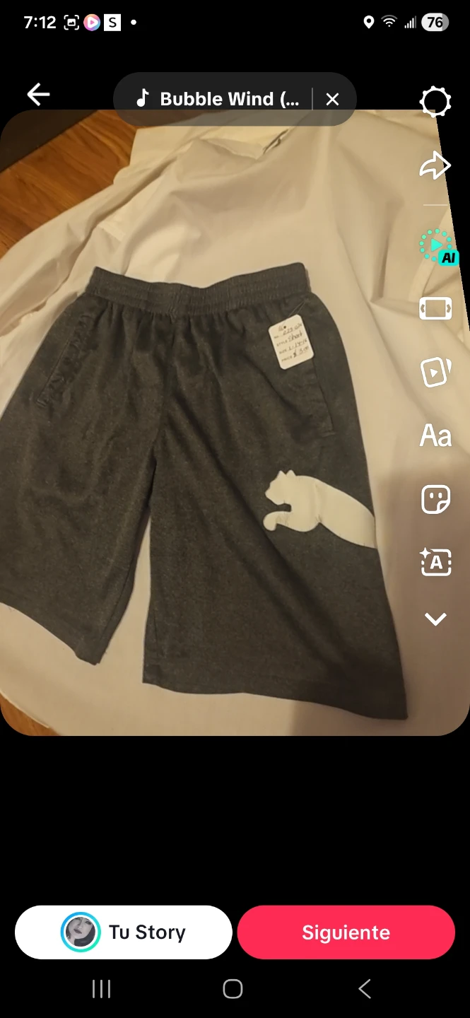 Puma Boys' Athletic Shorts Size L (14-16) Grey - photo 5