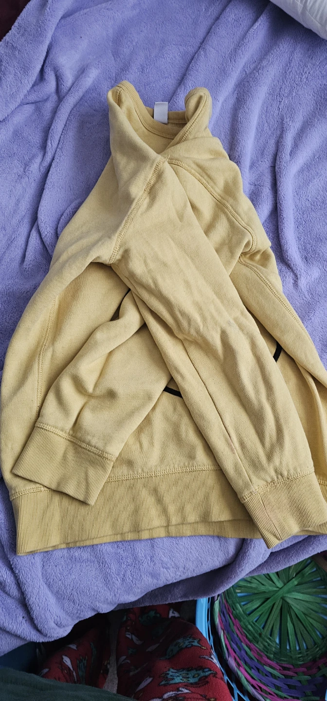 Old Navy Yellow Smiley Face Sweatshirt XL - photo 2