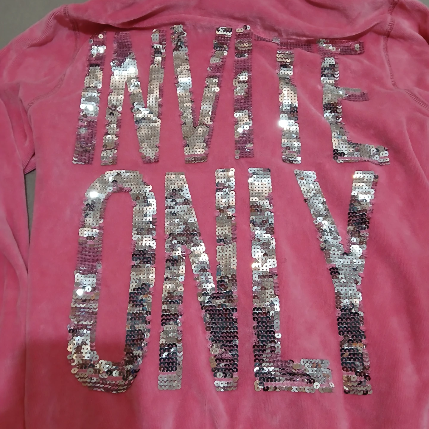 Vintage Victoria's Secret PINK Velour Hoodie Jacket - photo 3