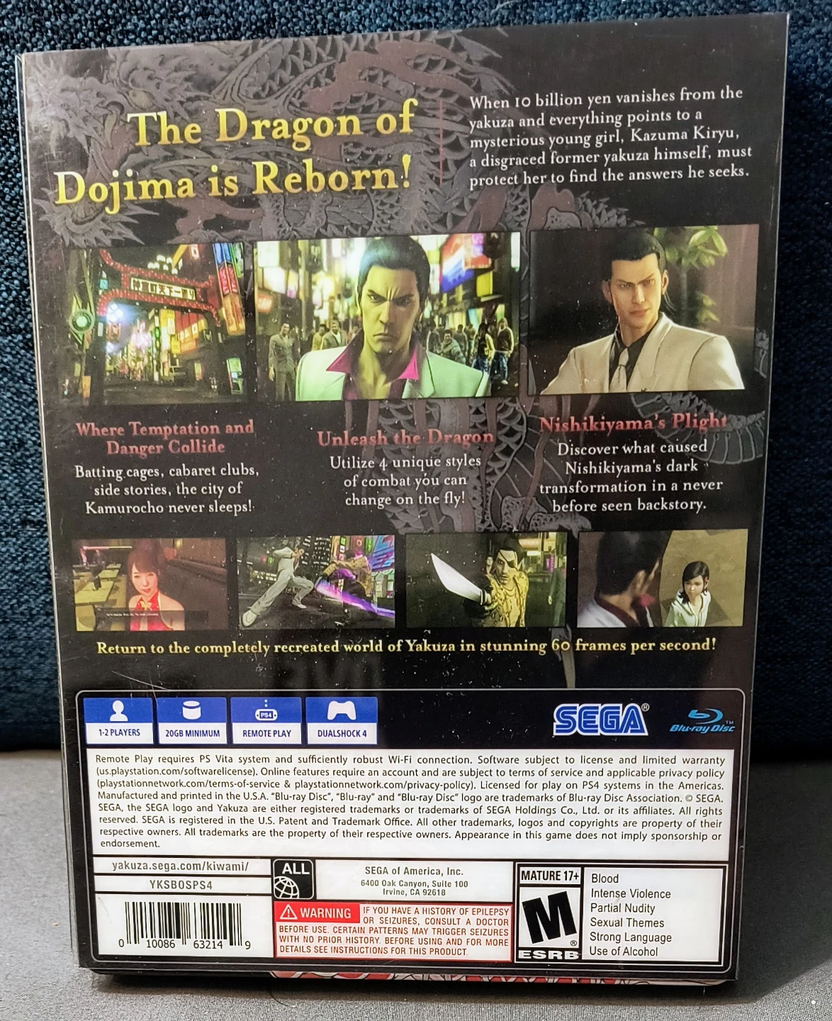 PS4 Yakuza Kiwami Steelbook Edition - photo 2