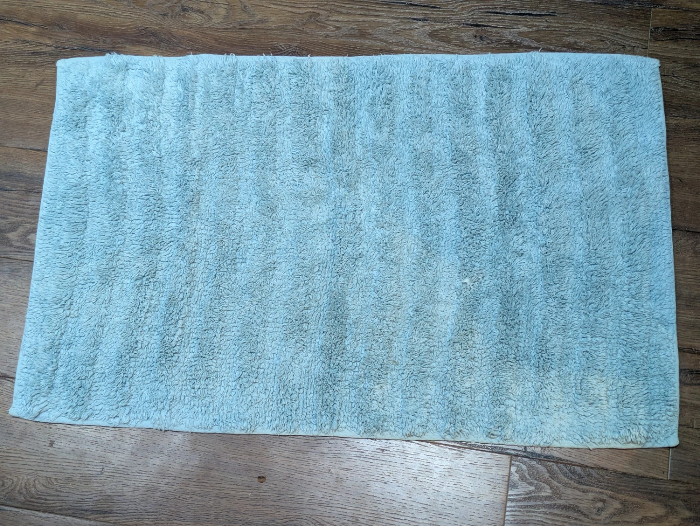 Free Light Blue Textured Bath Mat 🥕