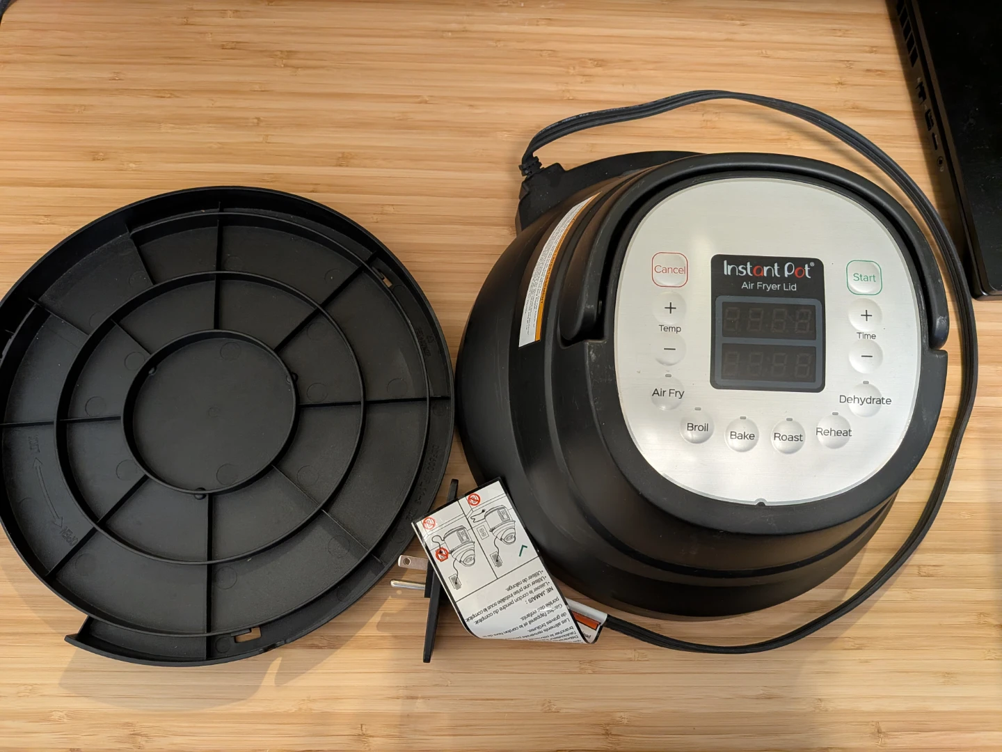 Instant Pot Air Fryer Lid with basket (6 Quart) - photo 3