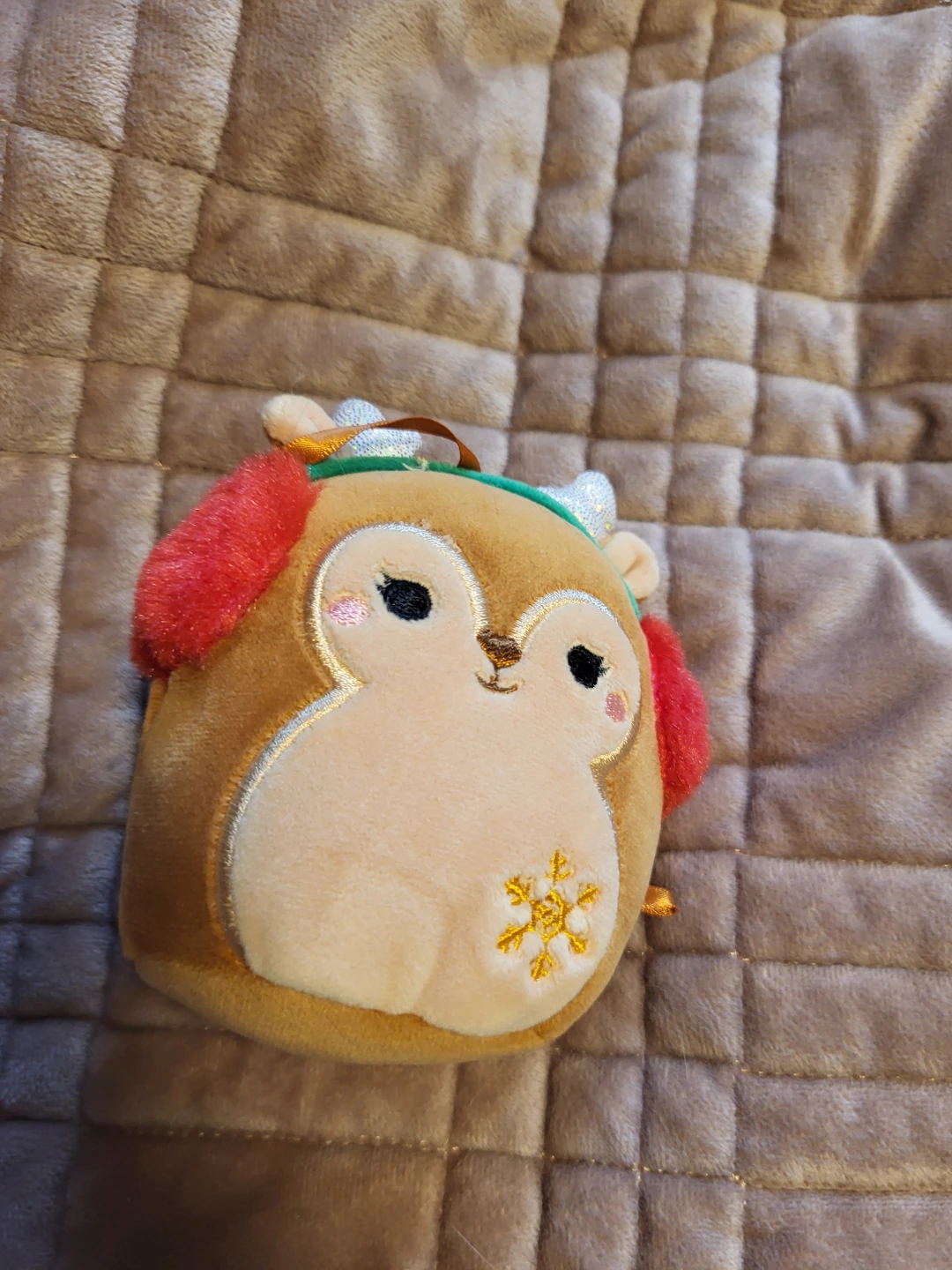 Squishmallow christmas chipmunk