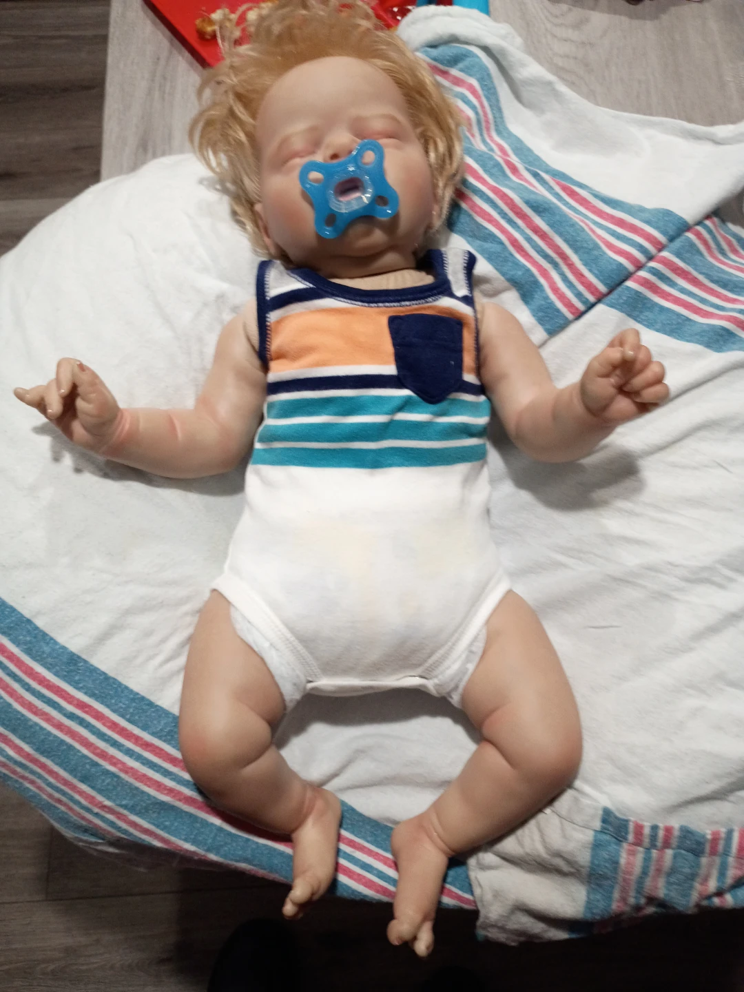 Reborn Baby Doll with Blue Pacifier - photo 5