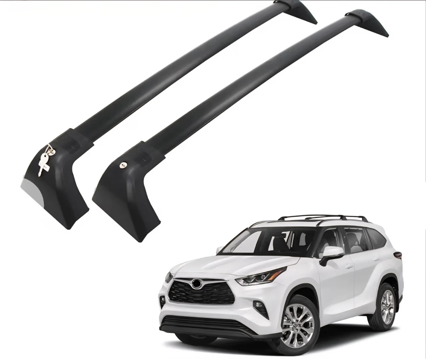 Toyota highlander lockable roof racks (New in box)