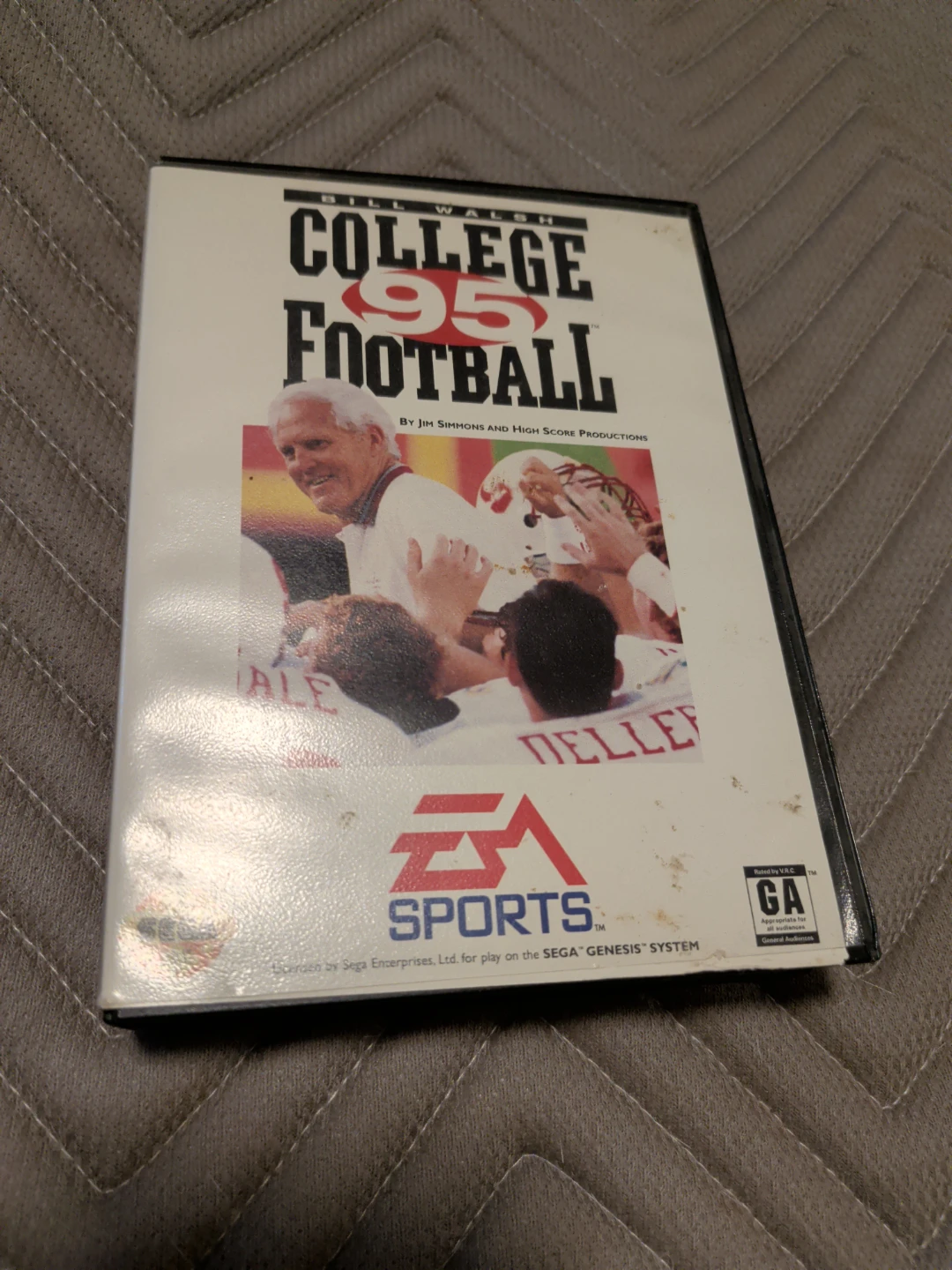 Bill Walsh College Football 95 Sega Genesis Game