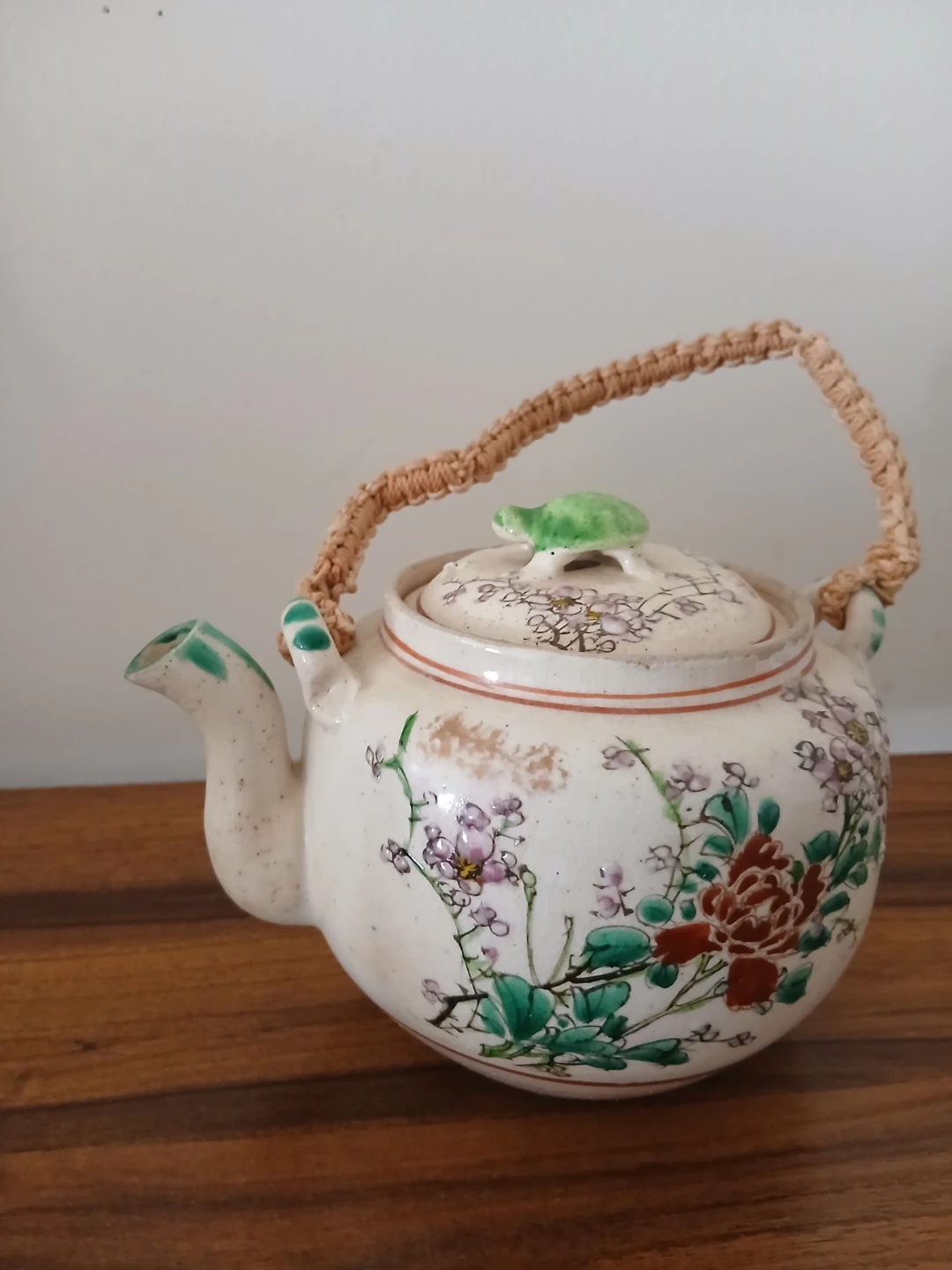 Antique Japanese Satsuma Teapot