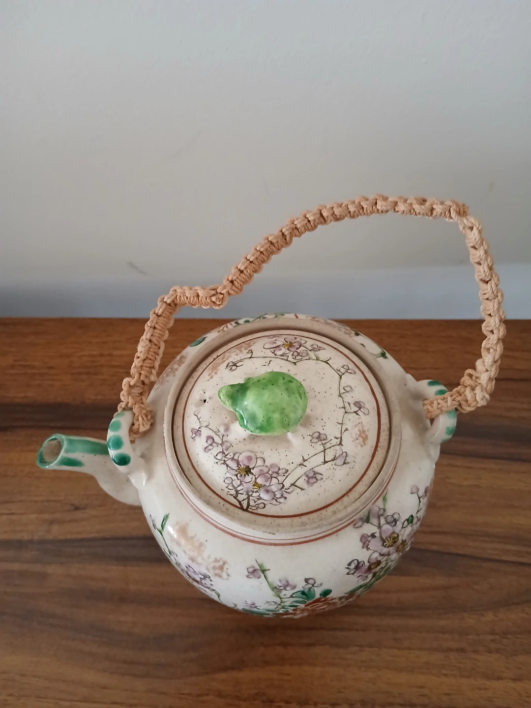 Antique Japanese Satsuma Teapot - photo 3