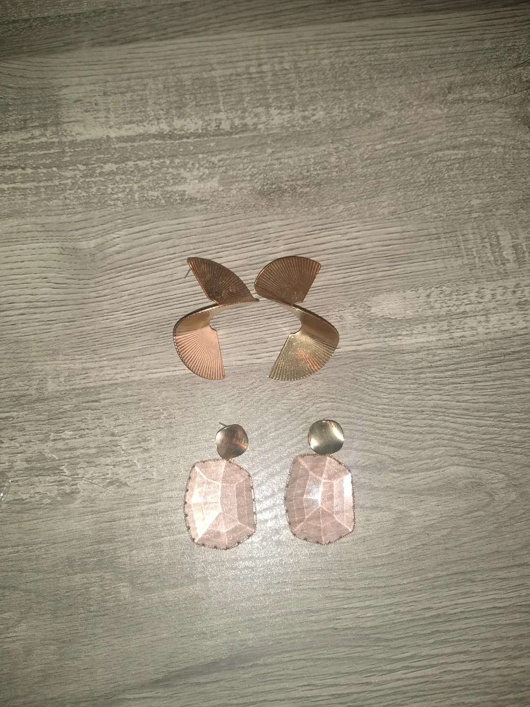 Gold & Rose Gold Statement Earrings