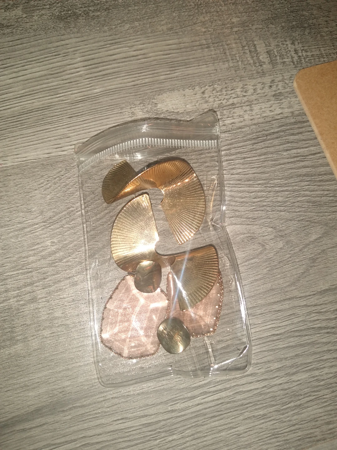 Gold & Rose Gold Statement Earrings - photo 2