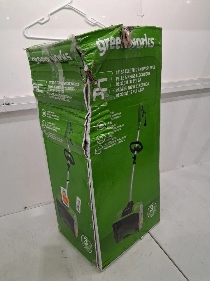 Greenworks 8 Amp 12-Inch Electric Corded Snow Shovel - photo 2