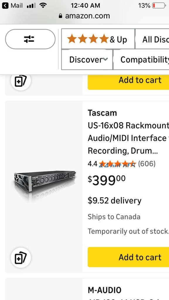 TASCAM US-16x08 USB Audio Interface Mic Preamp - photo 5