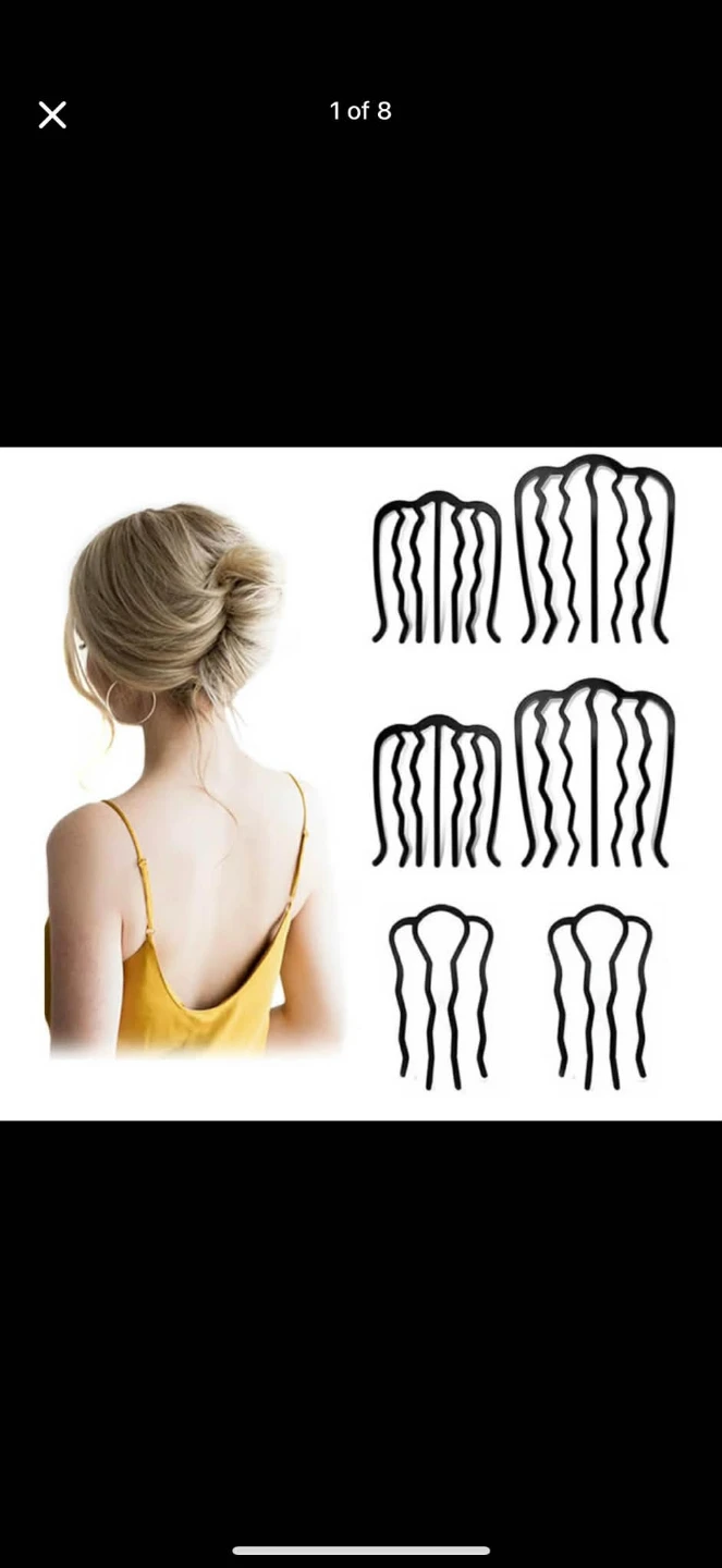 6pcs Hair Fork Clips