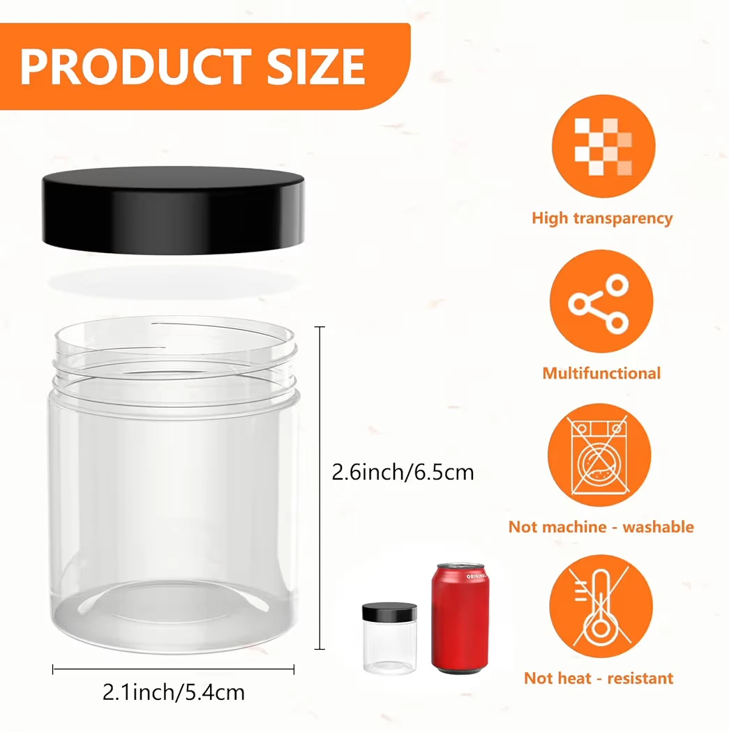4 Oz- Multifunctional Storage Jars with Lids (Set of 40) - photo 2