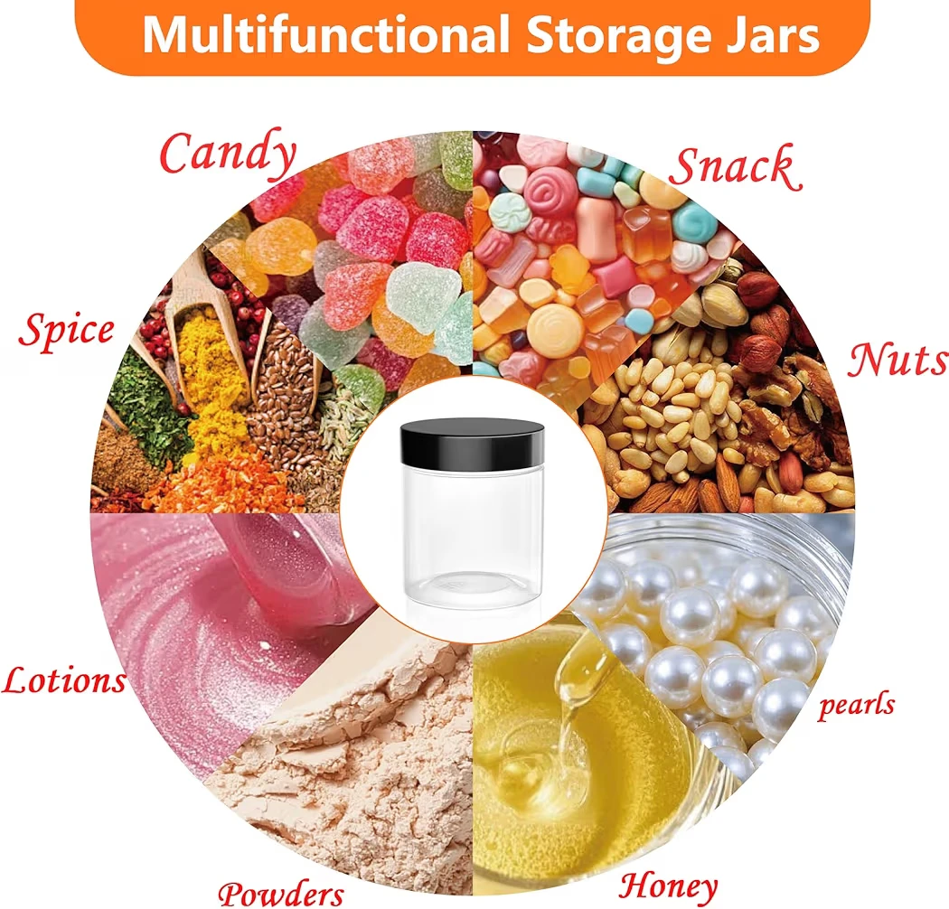 4 Oz- Multifunctional Storage Jars with Lids (Set of 40) - photo 3