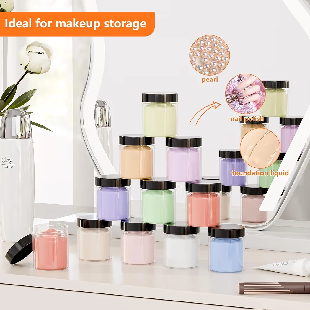 4 Oz- Multifunctional Storage Jars with Lids (Set of 40) - photo 4