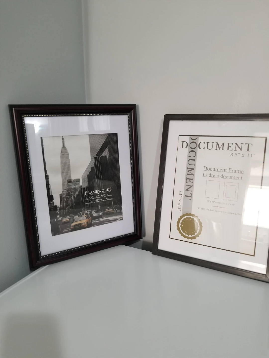 Set of 2 Frameworks Document Frame Set - 8.5" x 11"