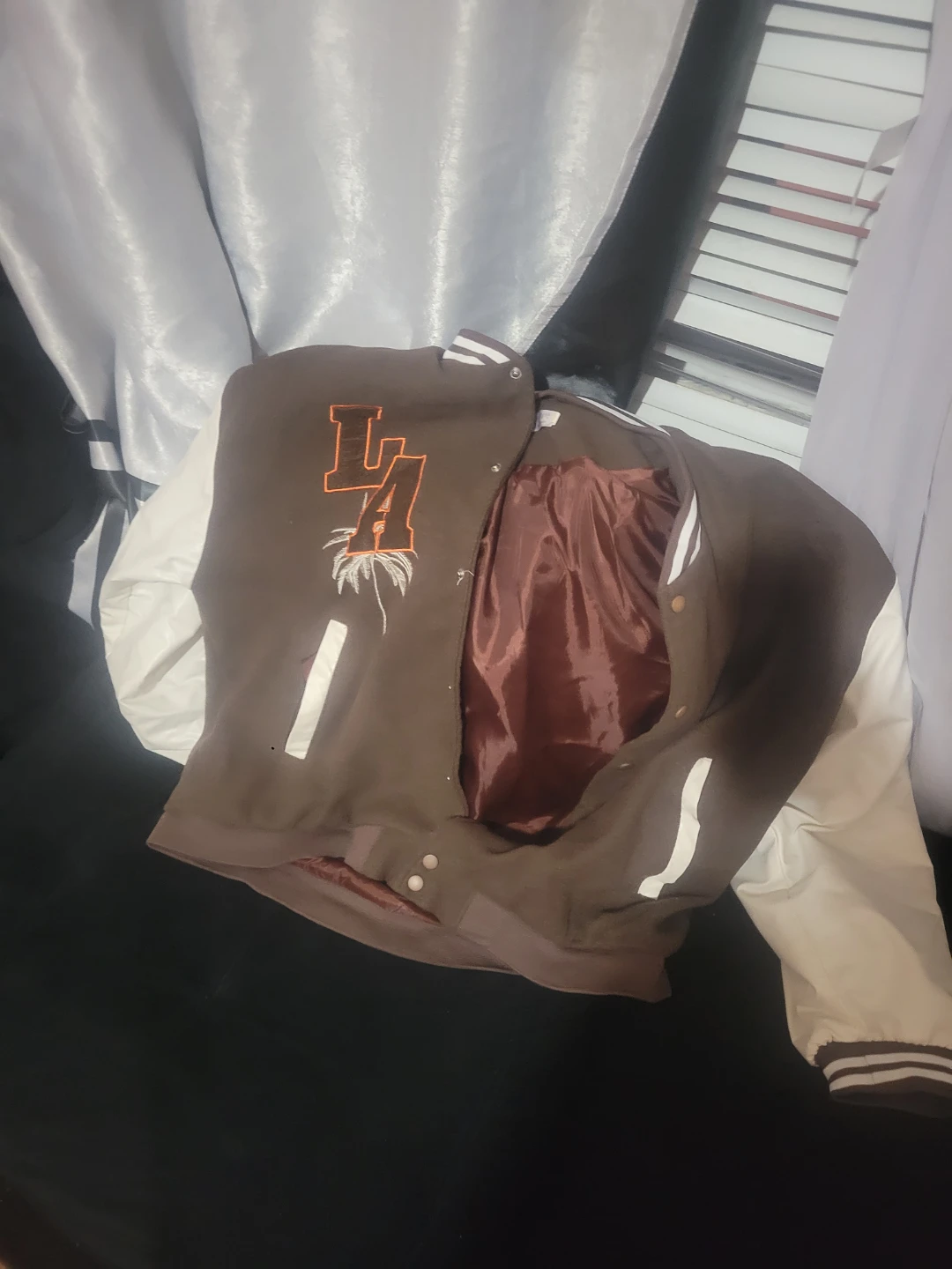LA Style Bomber Jacket is a size L