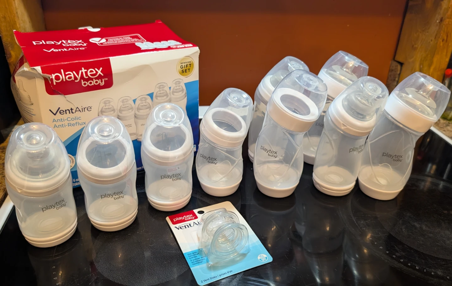 Playtex Baby VentAire Anti-Colic Anti-Reflux Newborn Gift Set