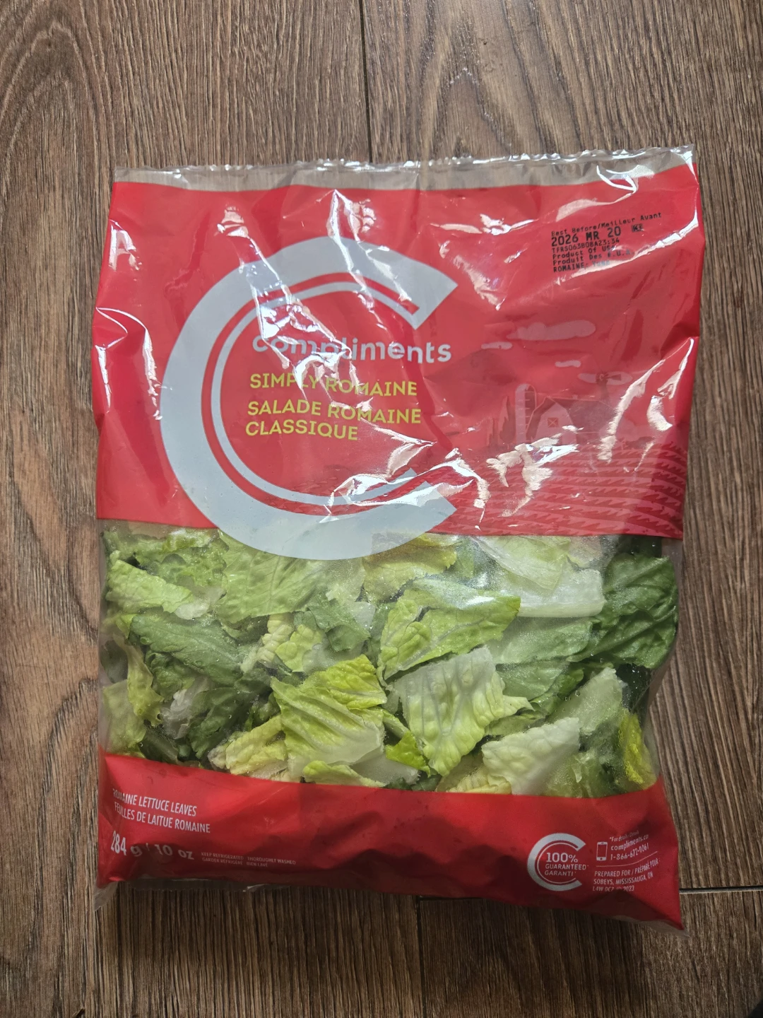 Compliments Simply Romaine Salad