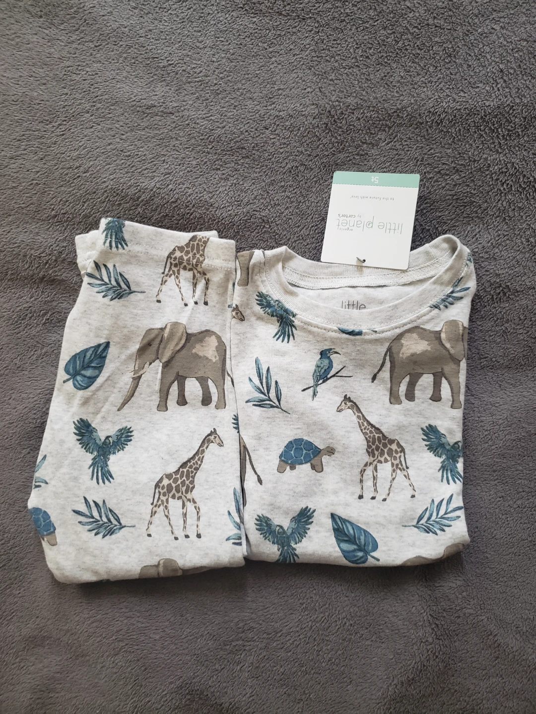 Little Planet by Carter's Organic Pajamas - Size 5T
