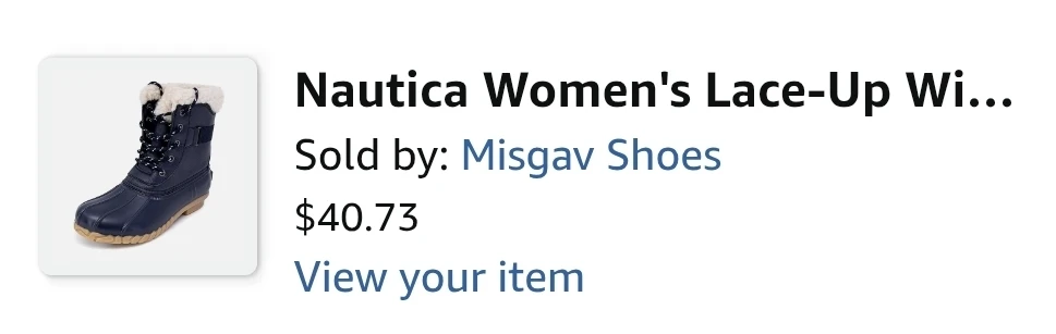 Nautica Women's Navy Lace-Up Winter Rain Boots Size 8.5 - photo 5