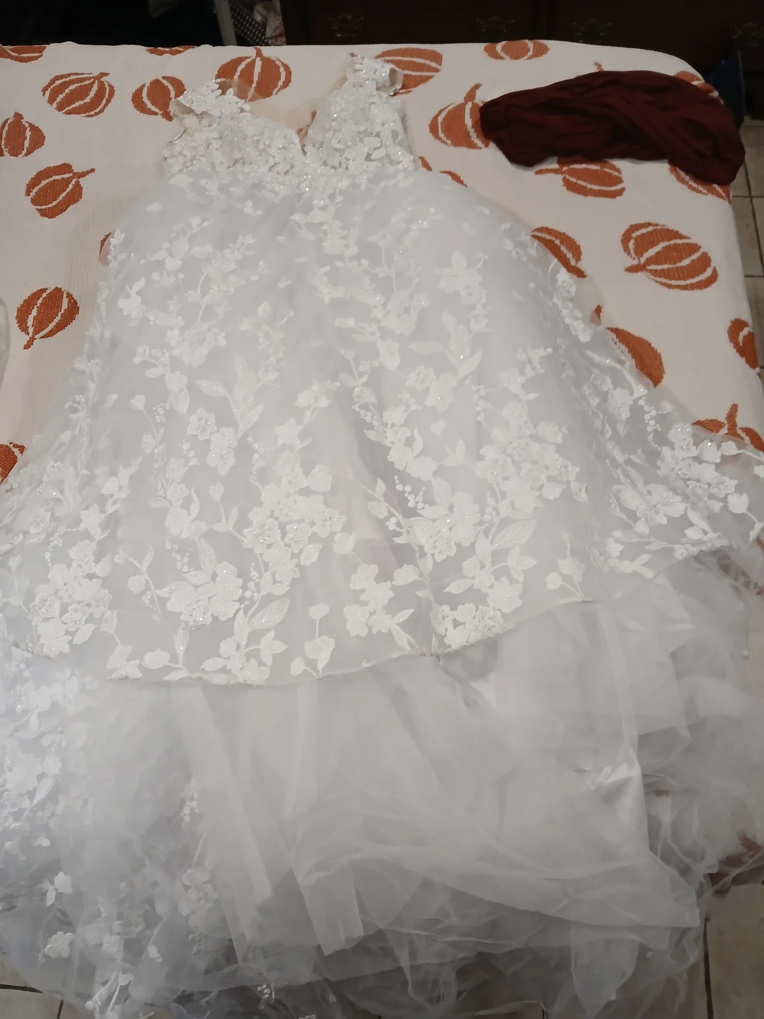 White Lace Wedding Dress
