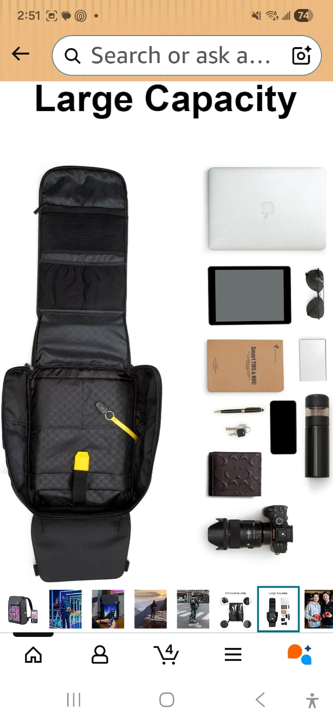 DIJOOM BACKPACK-M Smart LED Backpack