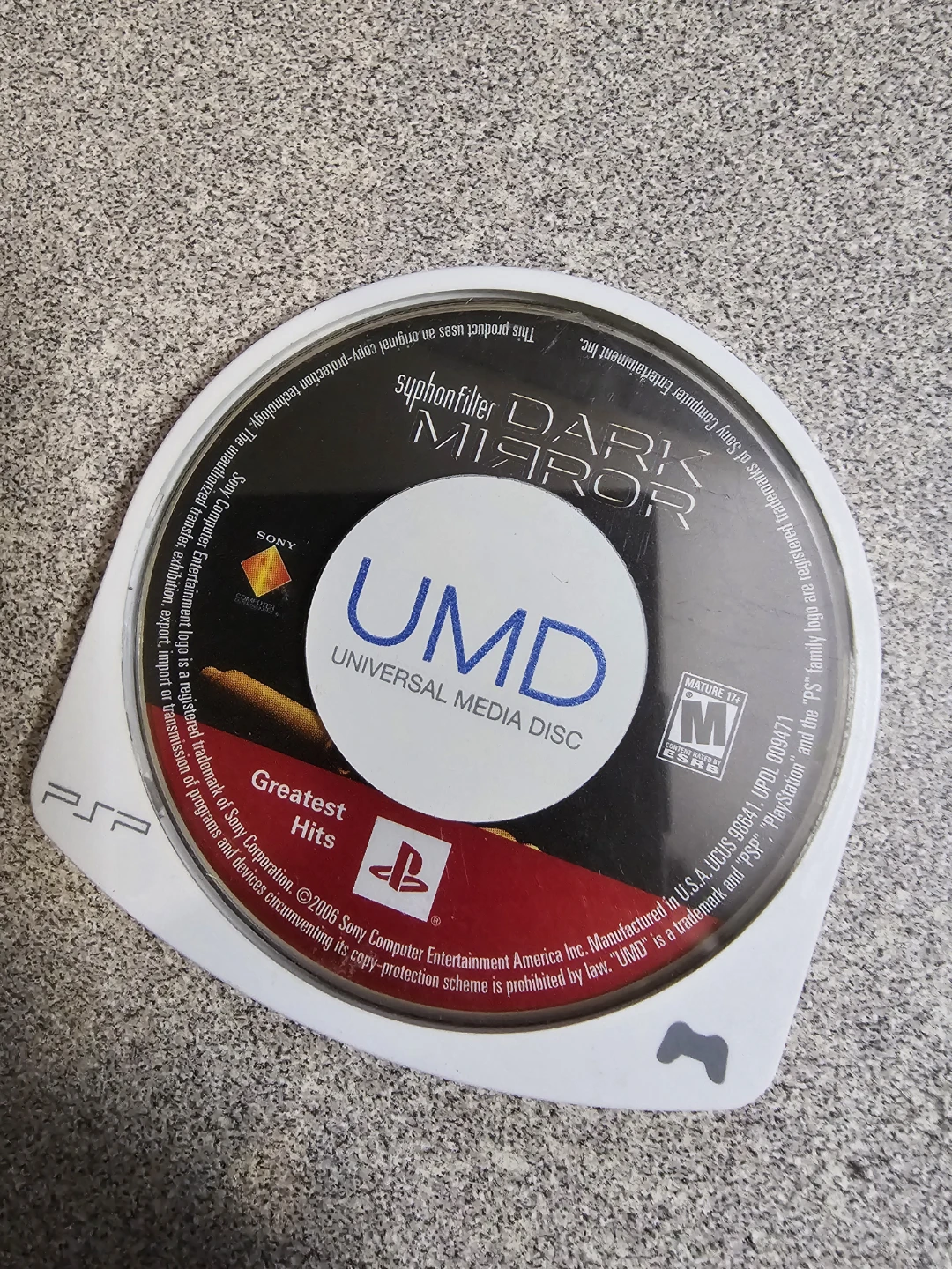 Syphon Filter: Dark Mirror - Greatest Hits (PSP UMD)