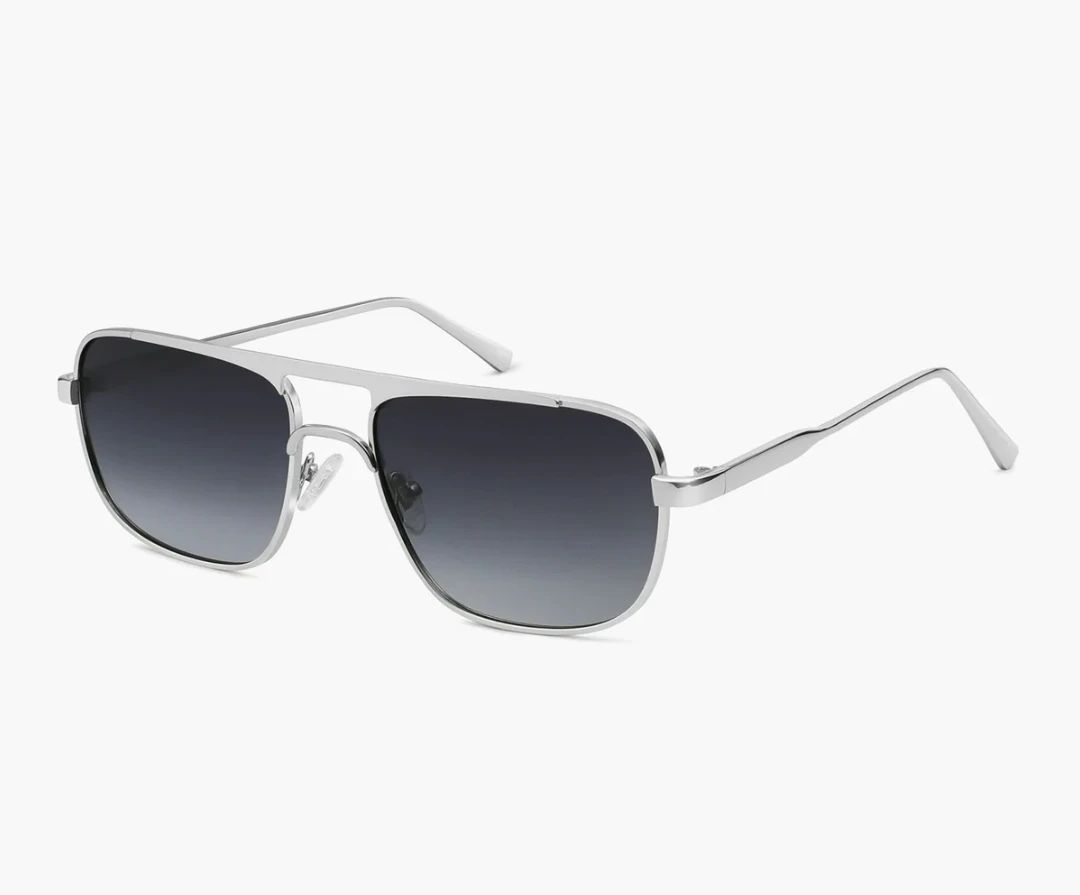 Aviator Style Sunglasses Polarized UV400 Unisex, Gray - photo 2