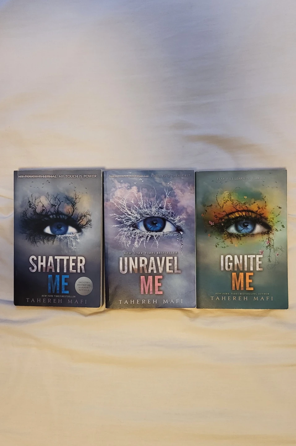 Shatter Me Trilogy Books 1-3 by Tahereh Mafi