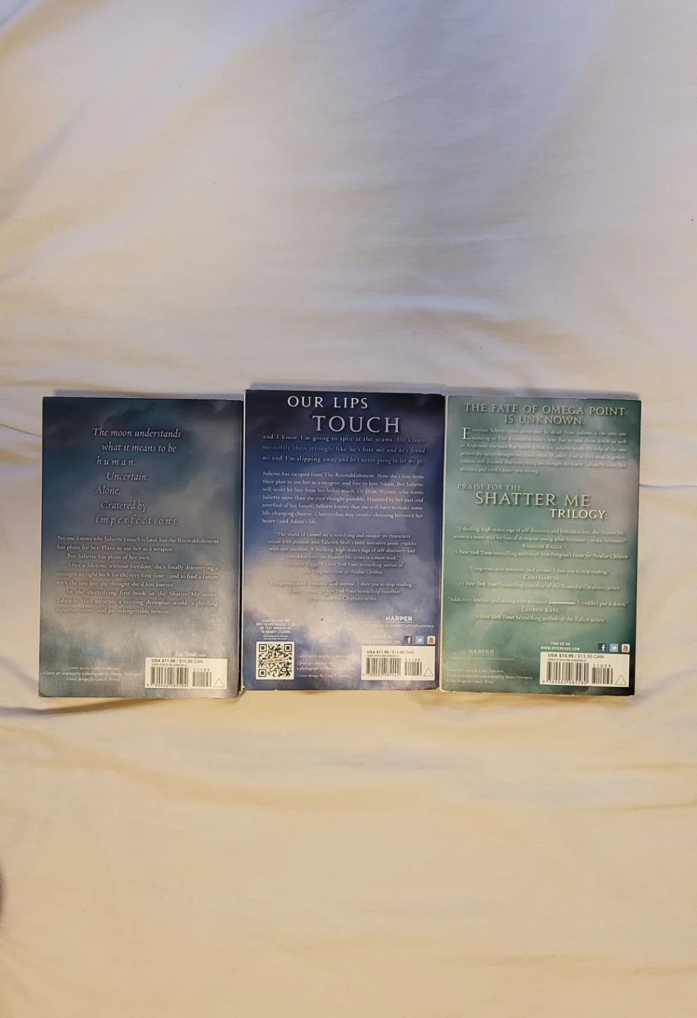 Shatter Me Trilogy Books 1-3 by Tahereh Mafi - photo 2