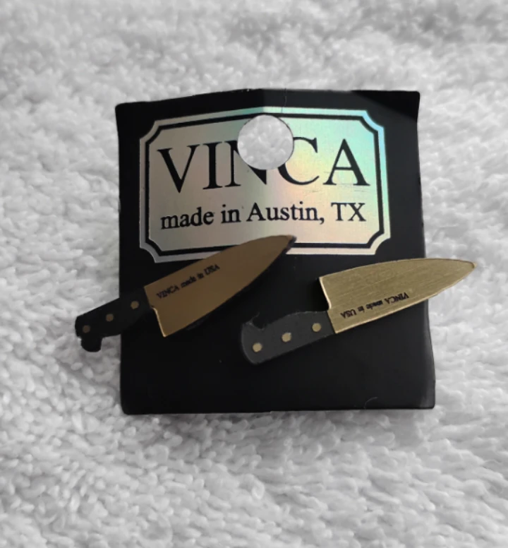 Vinca Knife women's earrings