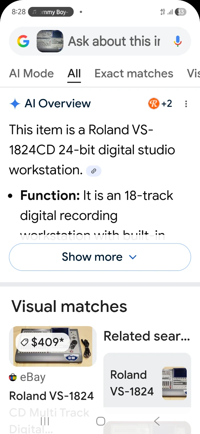 Roland VS-1824CD 24-bit Digital Studio Workstation - photo 5