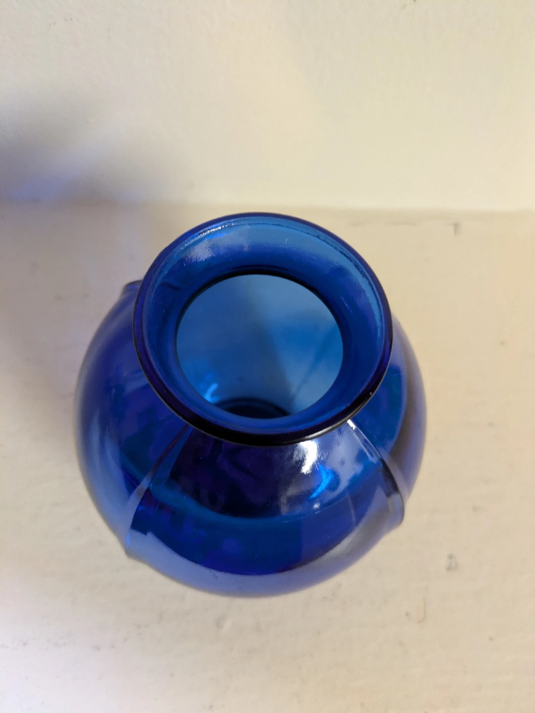 30's-40's Cobalt Blue Glass Vase - photo 2