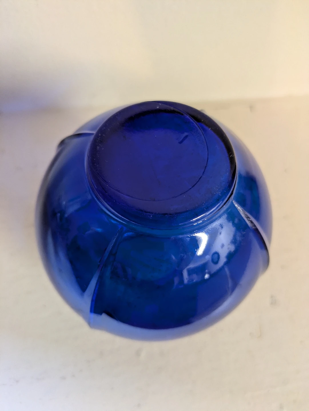 30's-40's Cobalt Blue Glass Vase - photo 3